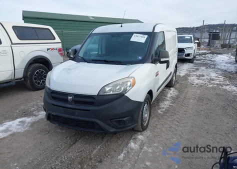 2017 Ram Promaster City Tradesman из США, поврежденный, VIN ZFBERFAB9H6F19612